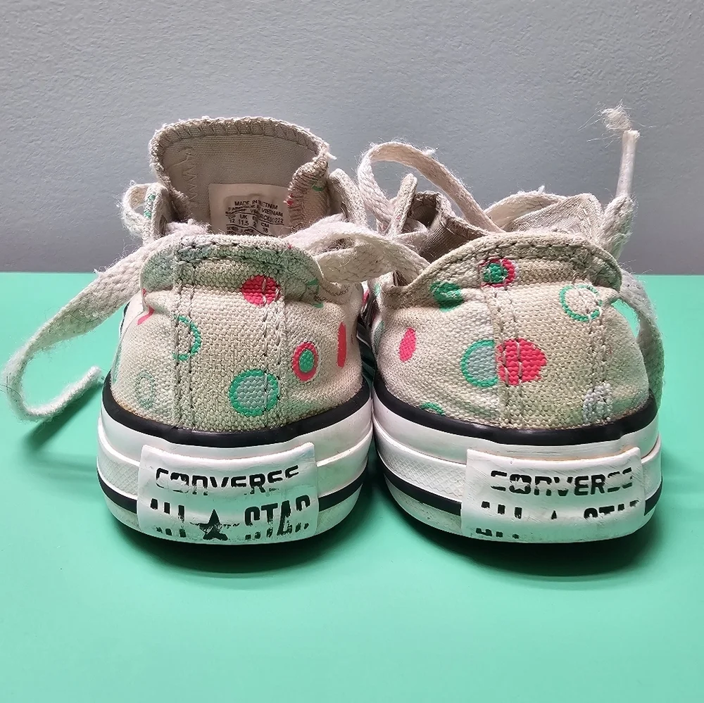 Converse Kids' White and Pink All Star Shoes